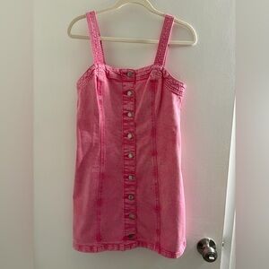 GAP Pink Button-Down Dress